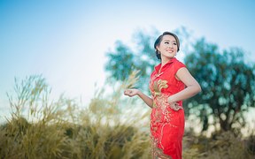 chinoise-robe-rouge